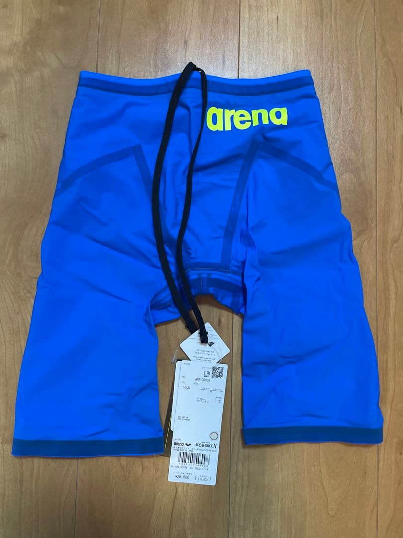 【レイレイ】arena AQUAFORCE X 競泳水着 M スカイブルー