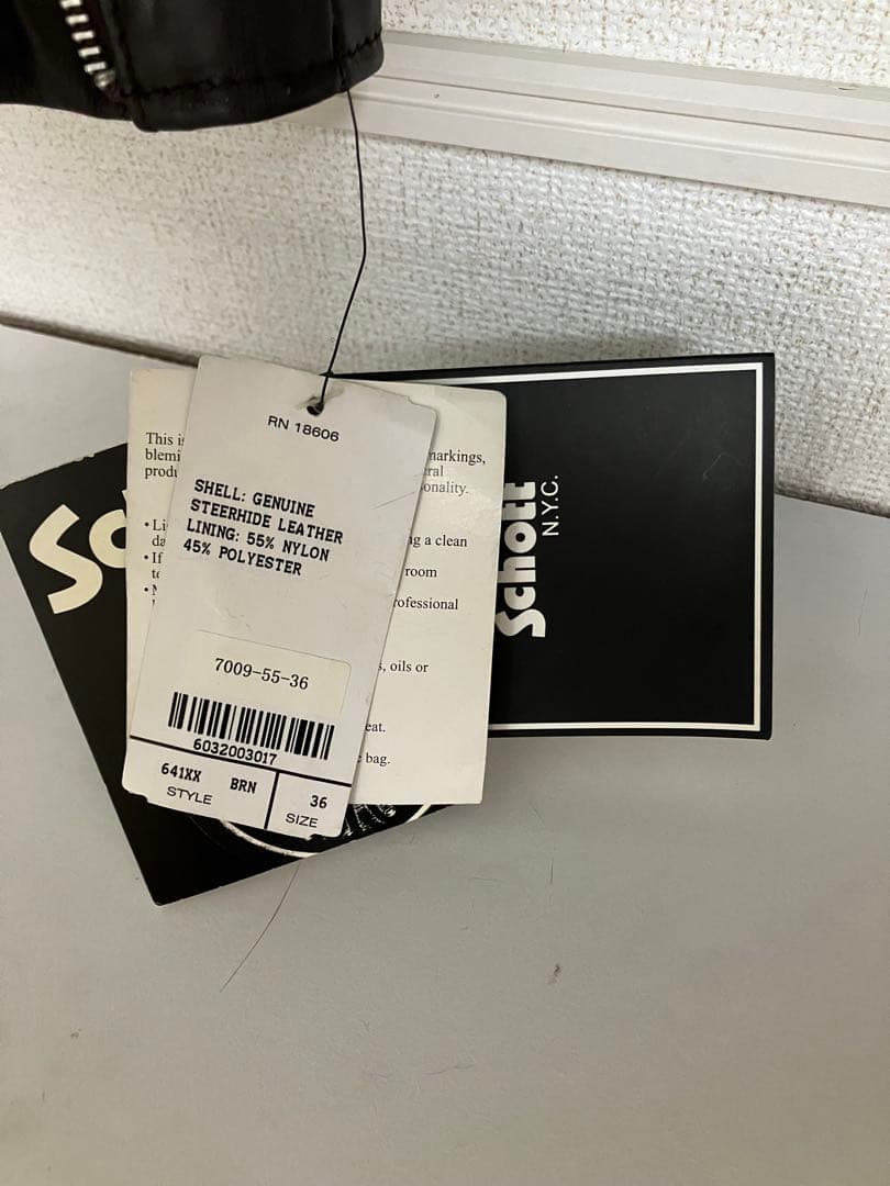 Schott シングルライダース レザージャケット