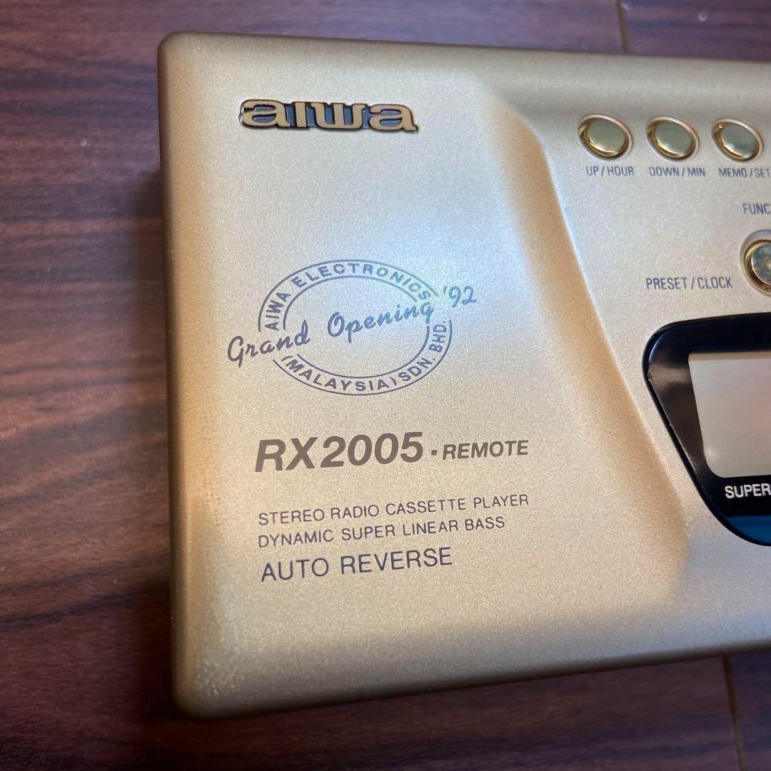 aiwa ラジオ カセットプレーヤー HS-RX2005 2804