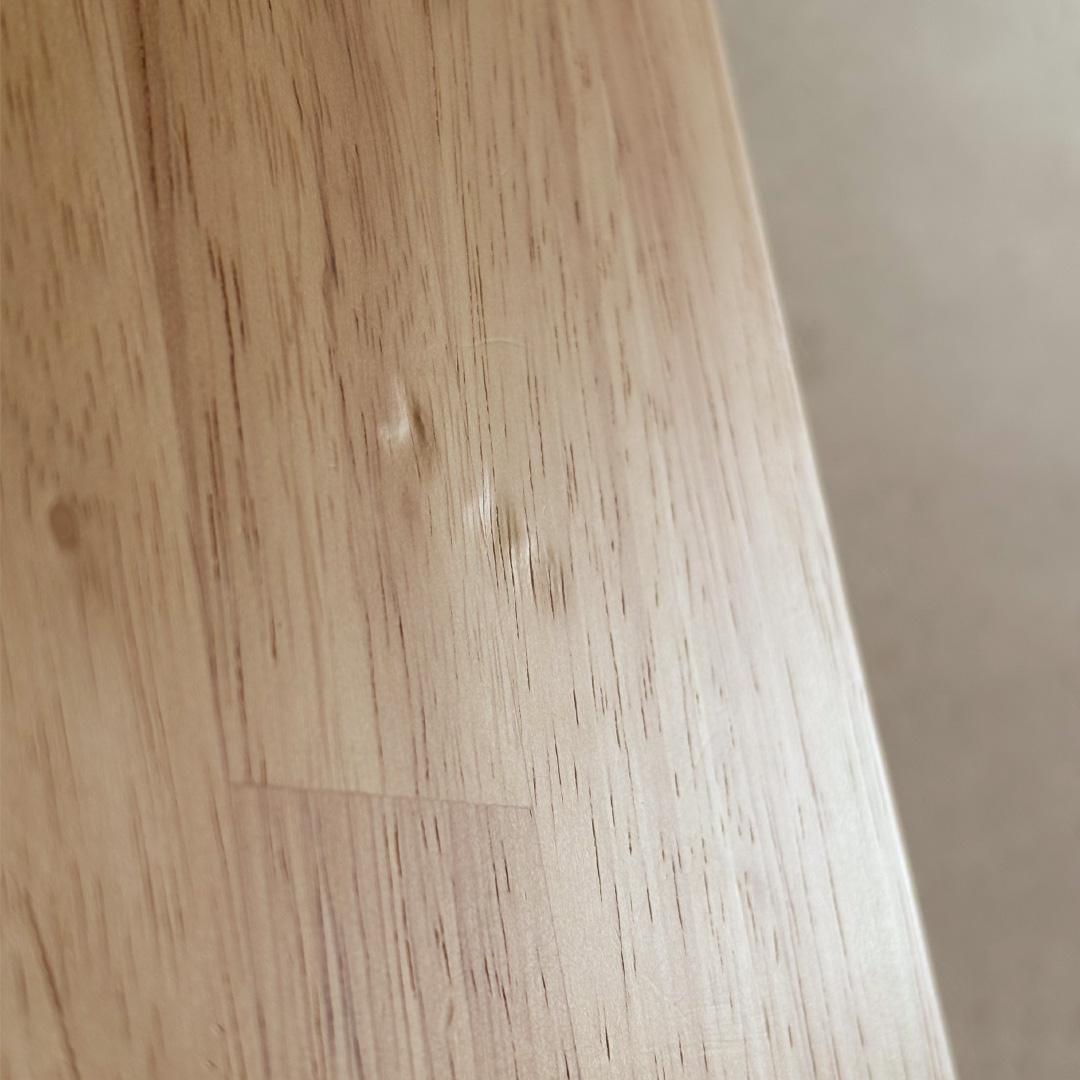 【KANADEMONO】ラバーウッド デスク テーブル 幅180