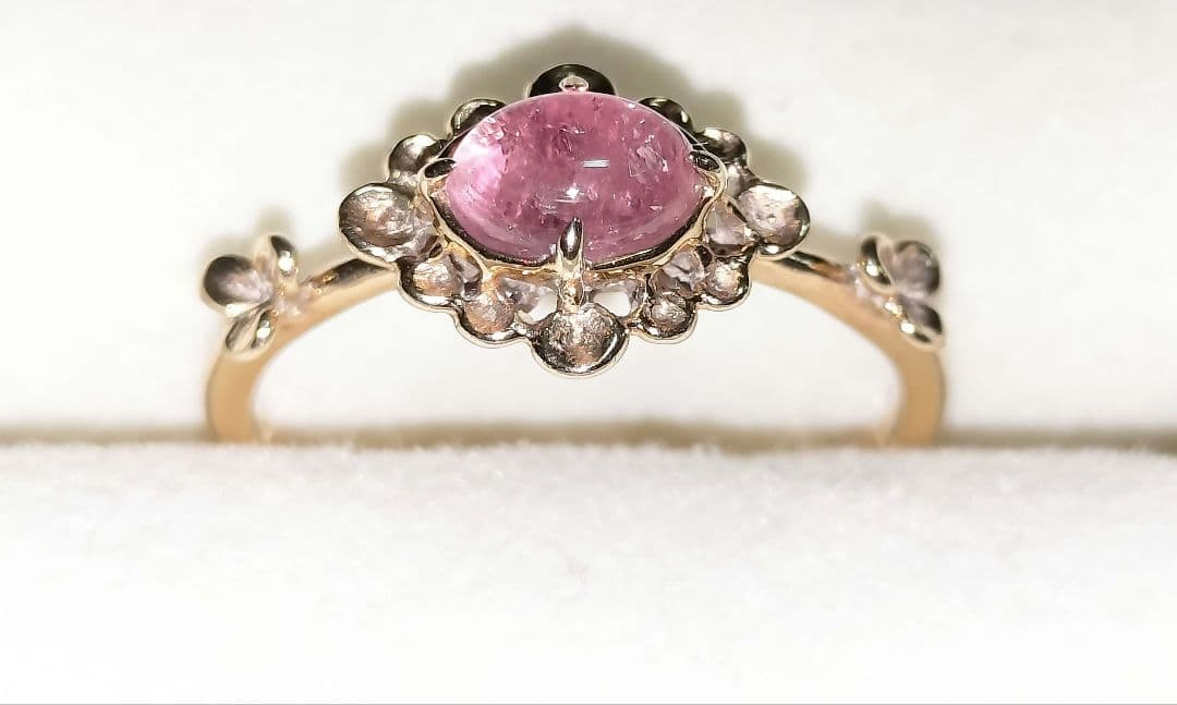 ジィオデシック ニンファー K10 ピンクトルマリン 12.5号