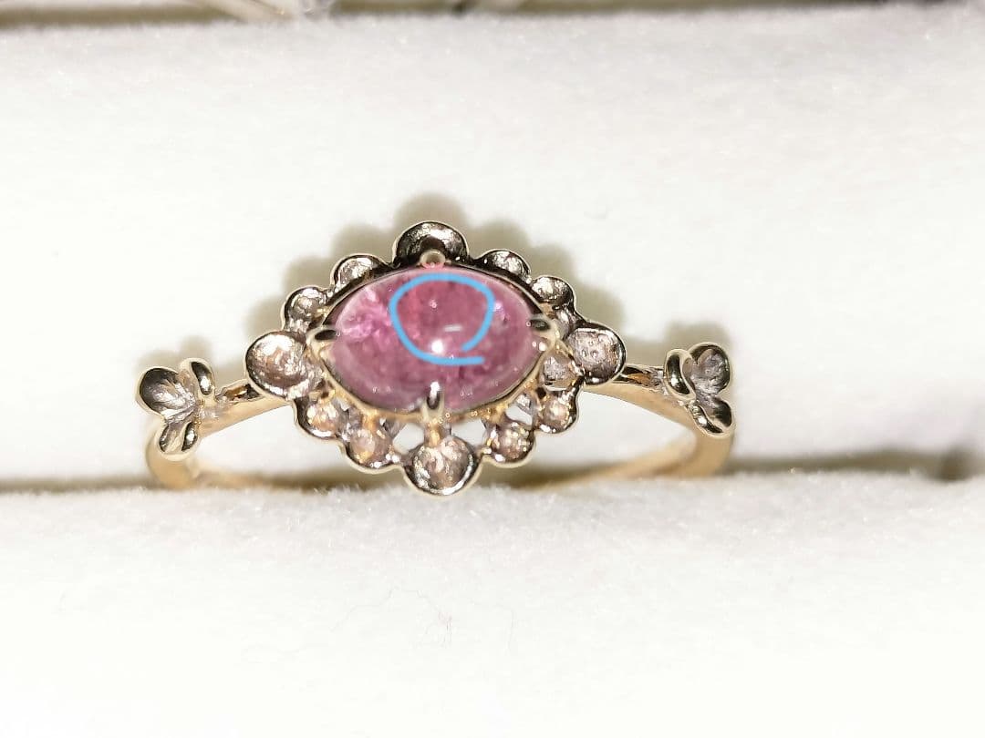 ジィオデシック ニンファー K10 ピンクトルマリン 12.5号