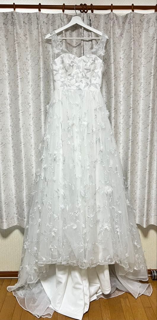 【お値下け中】WANDS[ワンズ] ウェディングドレス パニエ付き