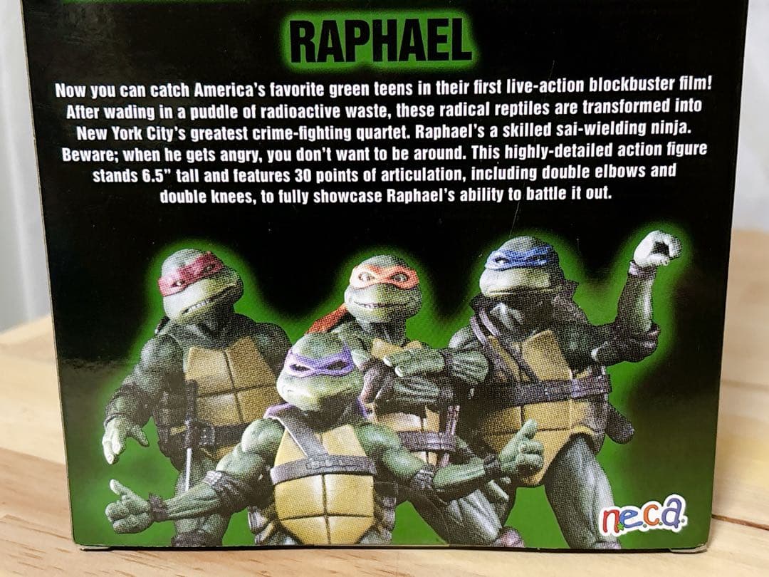 NECA製　ティーンエイジ・ミュータント・ニンジャ・タートルズ　ラファエル