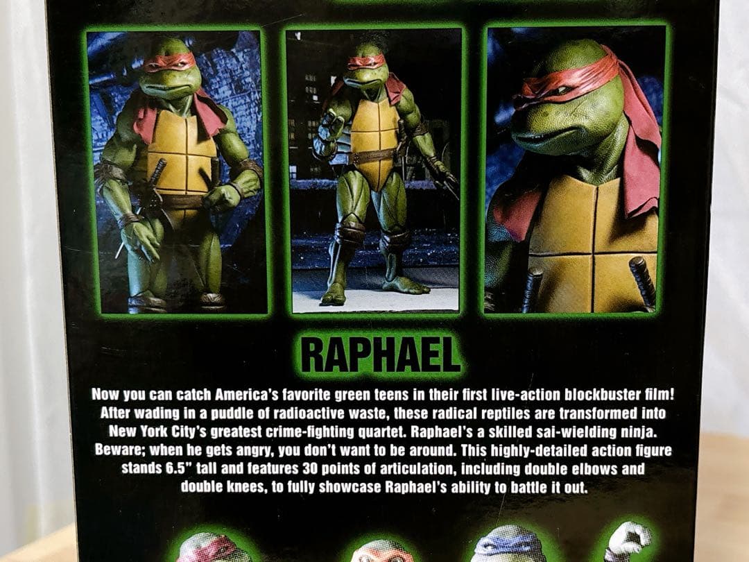 NECA製　ティーンエイジ・ミュータント・ニンジャ・タートルズ　ラファエル