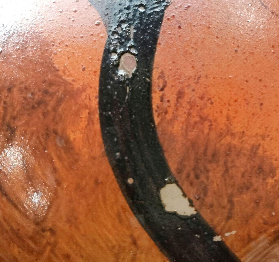 D160 1900年代初期 ルグラ フランス エナメル ガラス花瓶 高さ15㎝