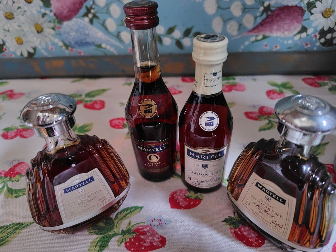 MARTELL 　マーテル　コニャック ミニボトル 4本セット