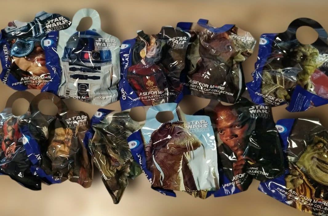 ペプシ　スター・ウォーズスペシャルボトルキャップ11種セット