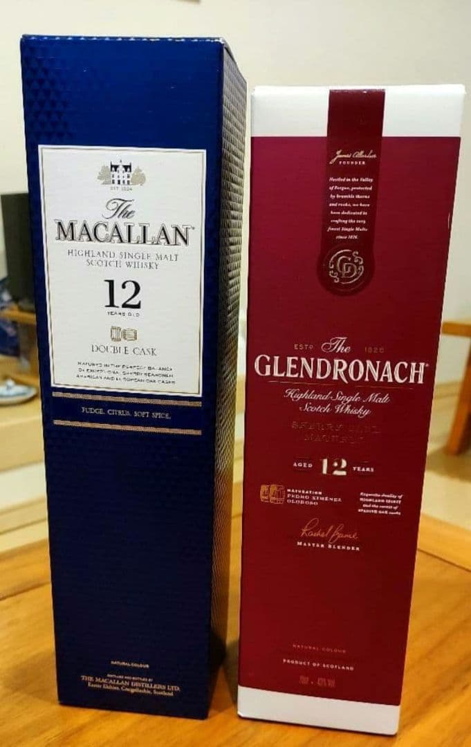 マッカラン12年 ダブルカスク グレンドロナック12年 700ml 2本セット
