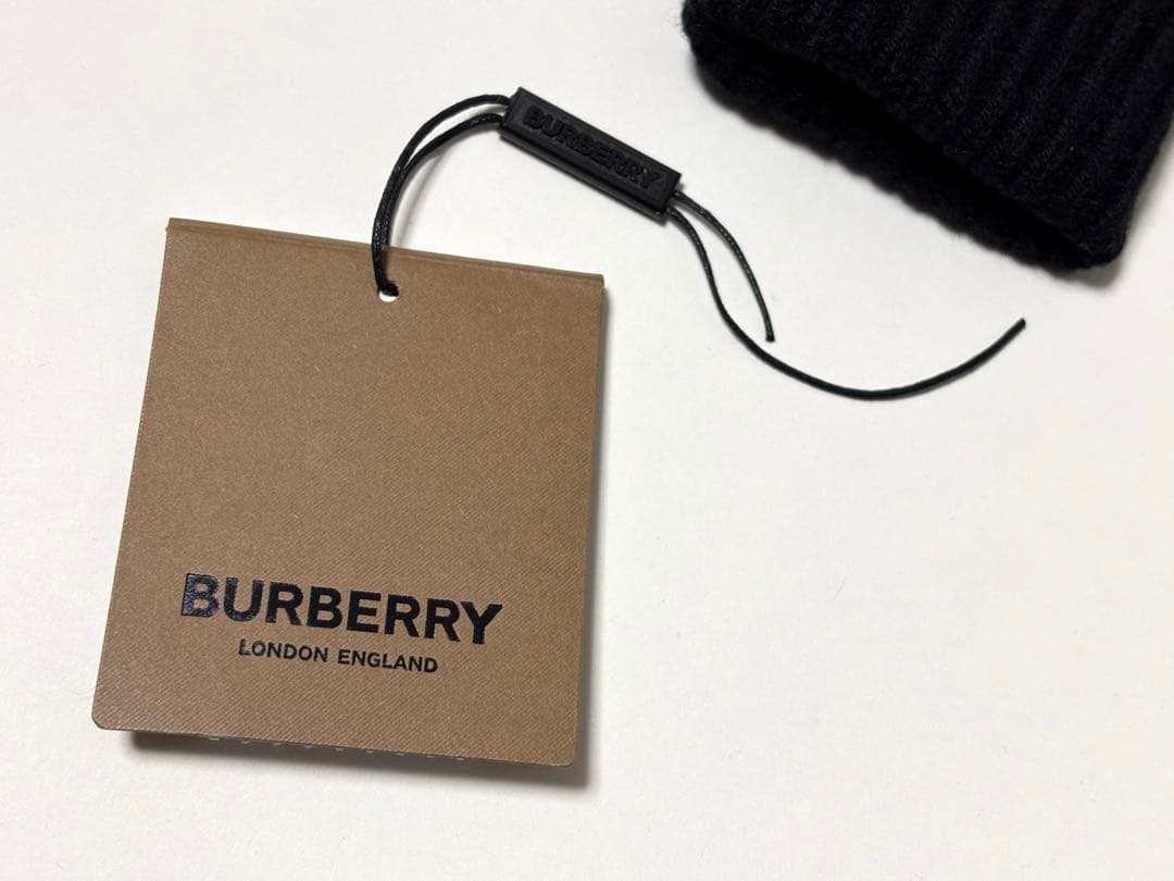 新品《 BURBERRY バーバリー 》カシミア グローブ M/L ベージュ