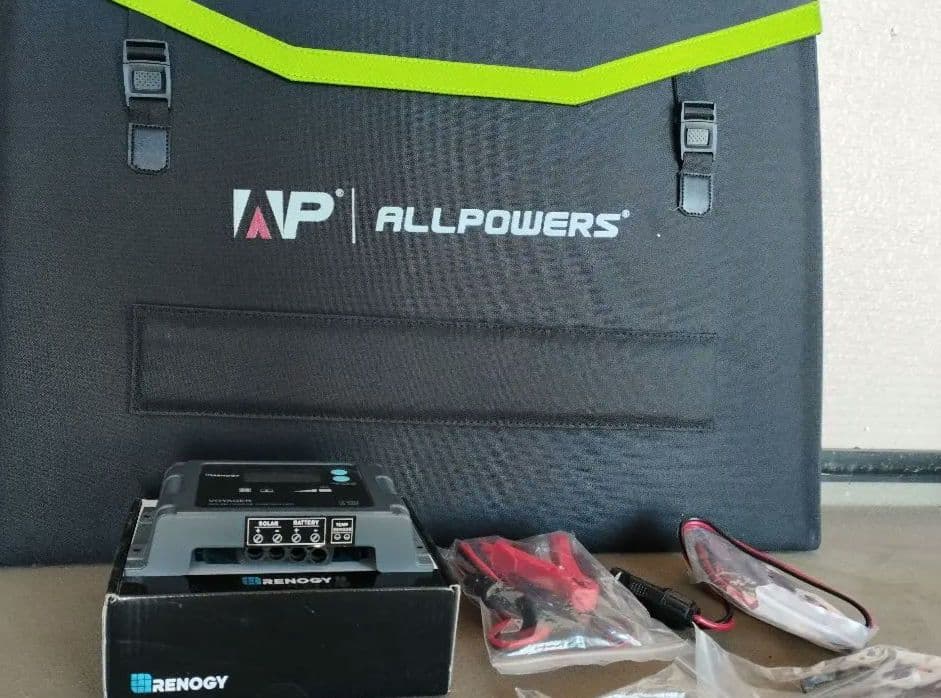 ソーラーパネル＋コントローラーセット(未使用)