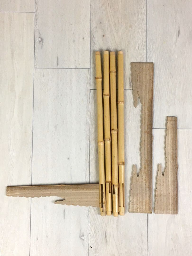 S332鳳凰棚 萩井一丘作 一茶庵 佃一祐 煎茶道具 共箱