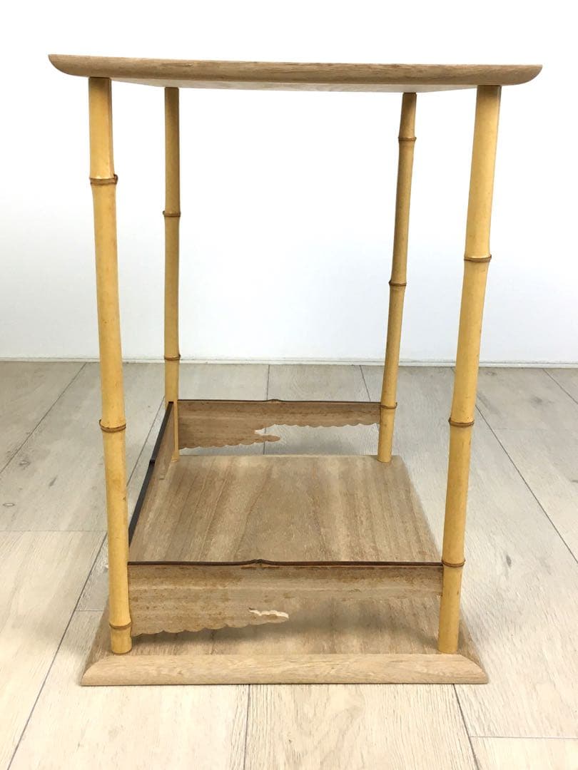 S332鳳凰棚 萩井一丘作 一茶庵 佃一祐 煎茶道具 共箱