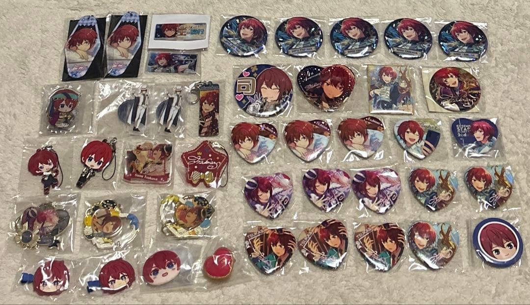 あんスタ　朱桜　司　セット　缶バ　アクスタ　アクキー　中国　台湾