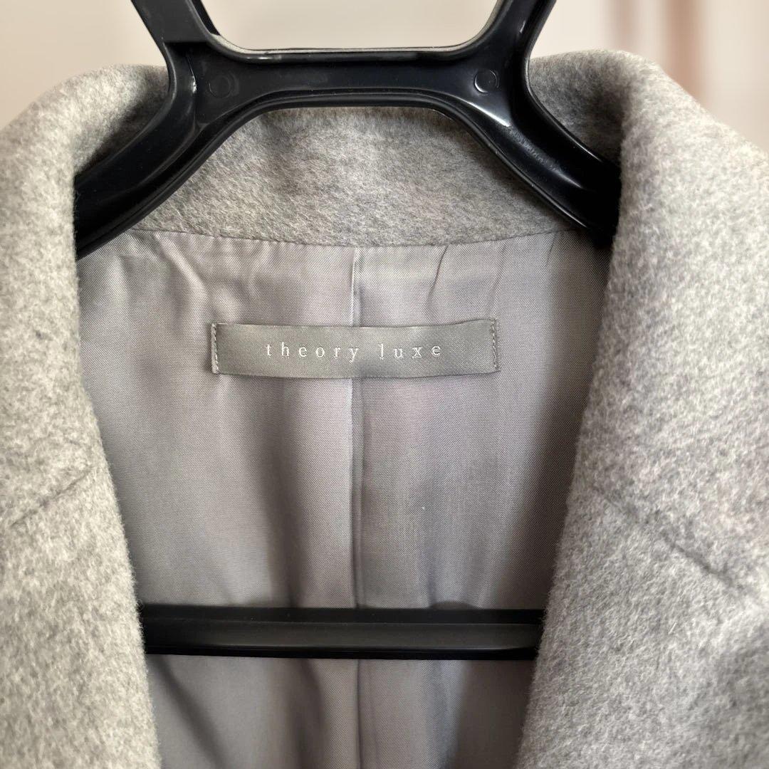 【極美品】theory luxe セオリーリュクス グレー チェスターコート