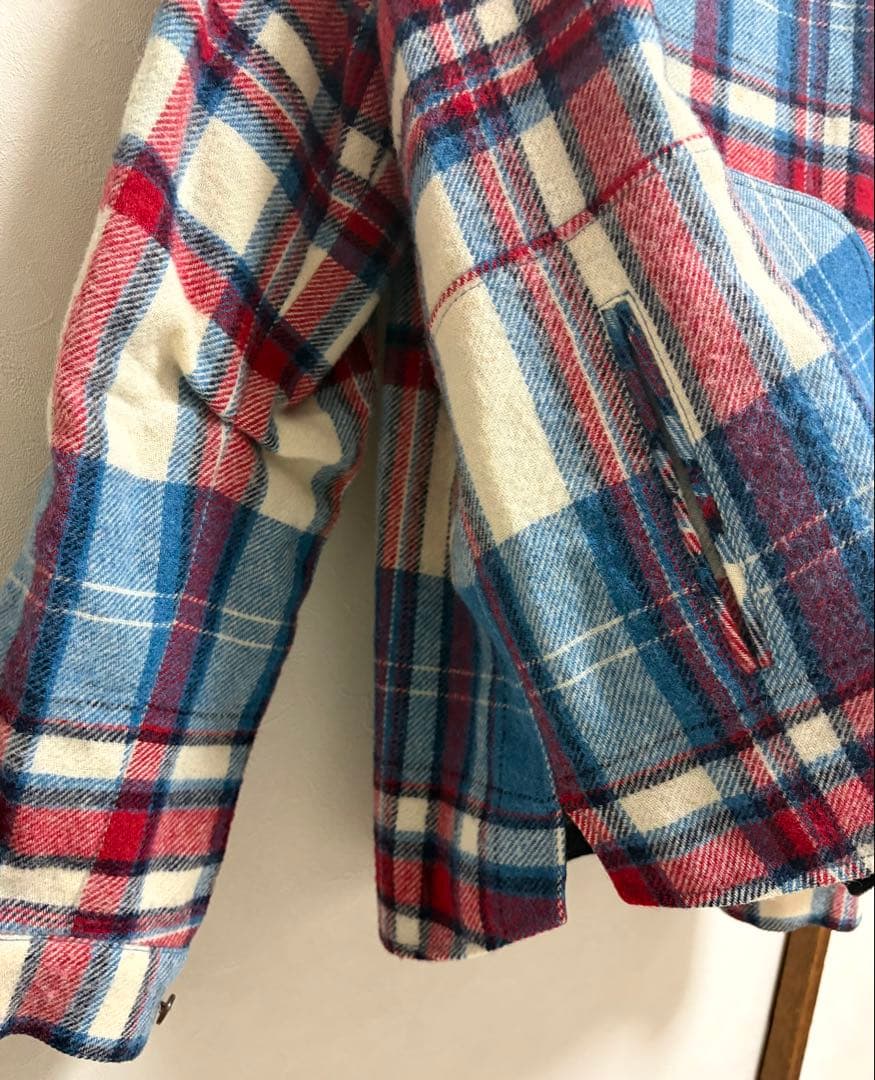 WE11DONE チェックウールアウター S 正規品 裏地付き