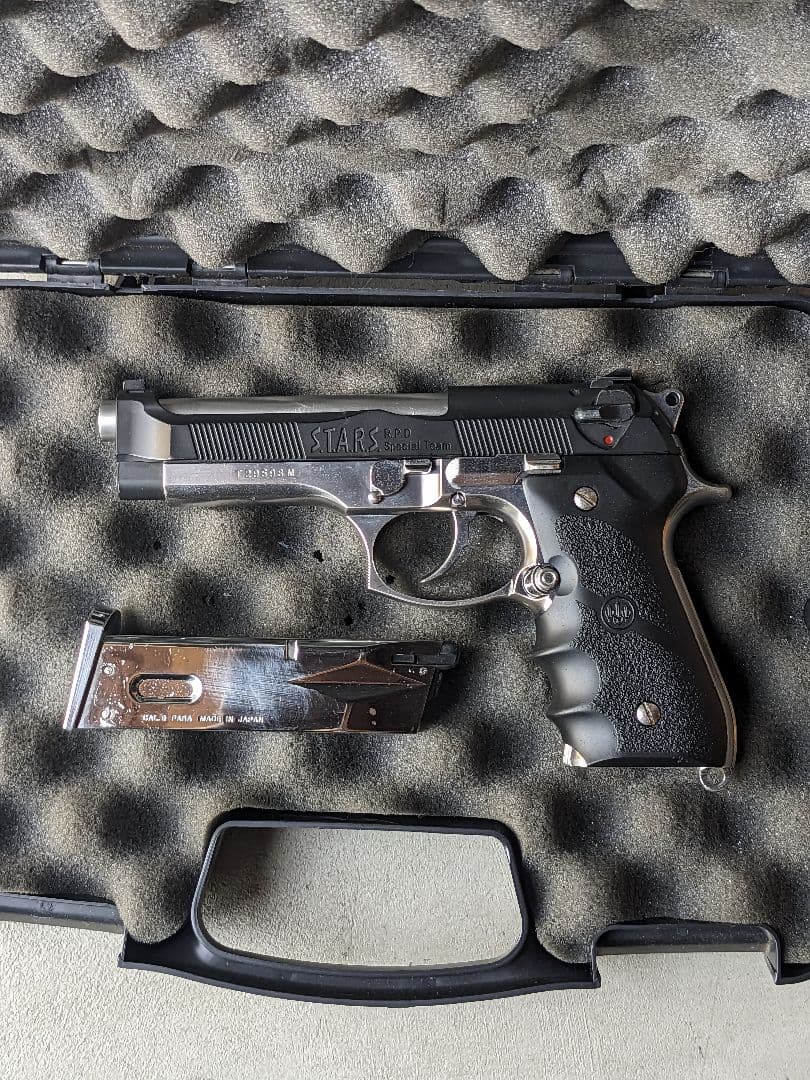 東京マルイ　本体/ベレッタM92F スライド/サムライエッジ　ソフトケース付き！