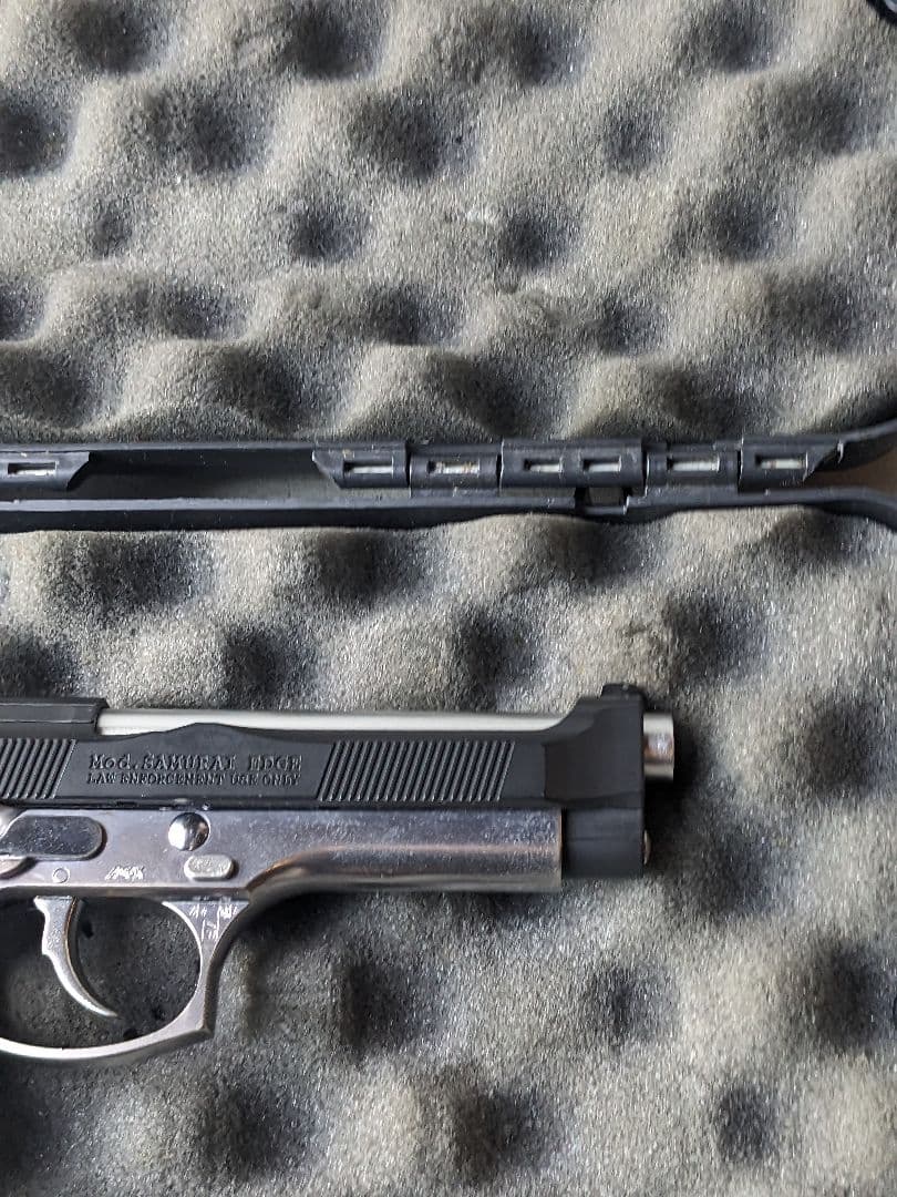 東京マルイ　本体/ベレッタM92F スライド/サムライエッジ　ソフトケース付き！