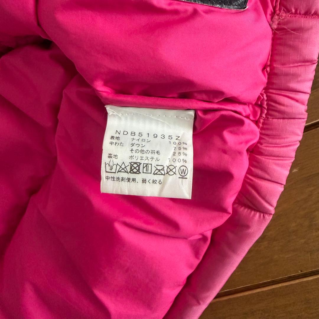 THE NORTH FACE babyダウンジャケット ピンク