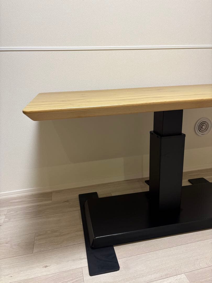 ニトリ　ガス圧式　昇降テーブル/ダイニングテーブル120㎝幅