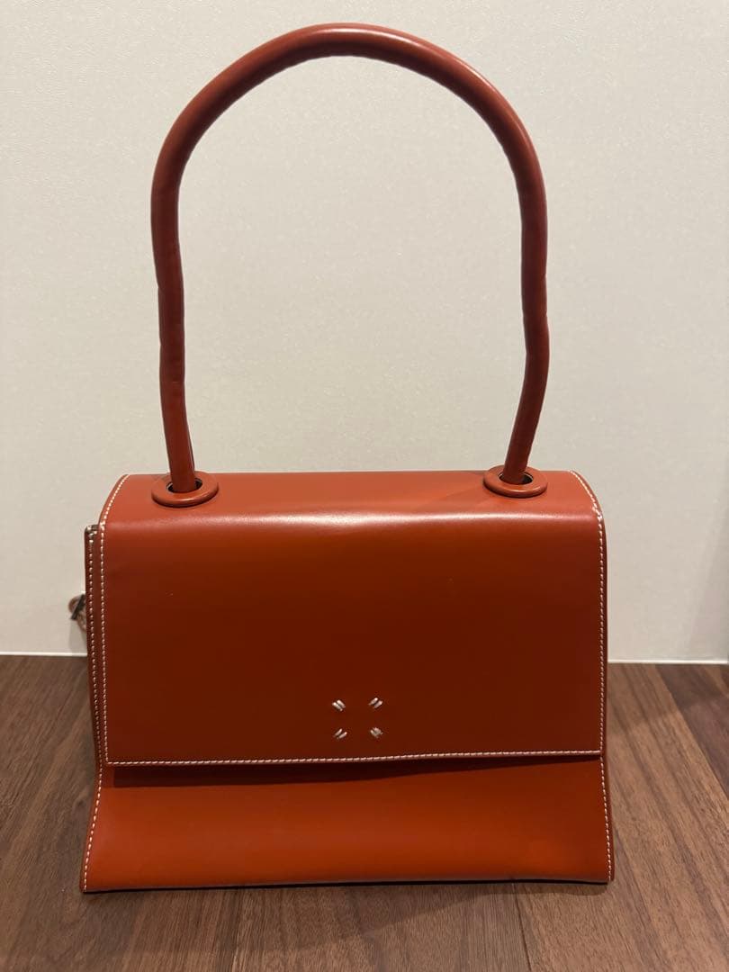 未使用VASIC Bee ハンドバックブラウン2wayショルダー付きブラウン