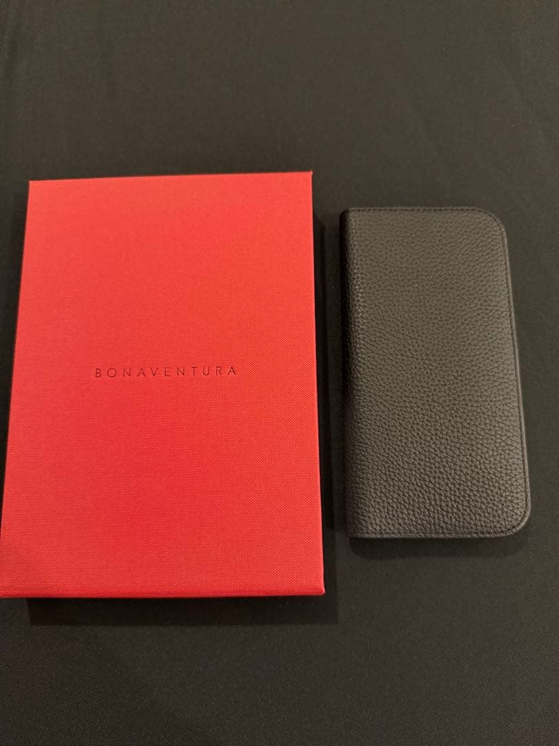 BONAVENTURA iPhone 15 Pro Max ケース ブラック