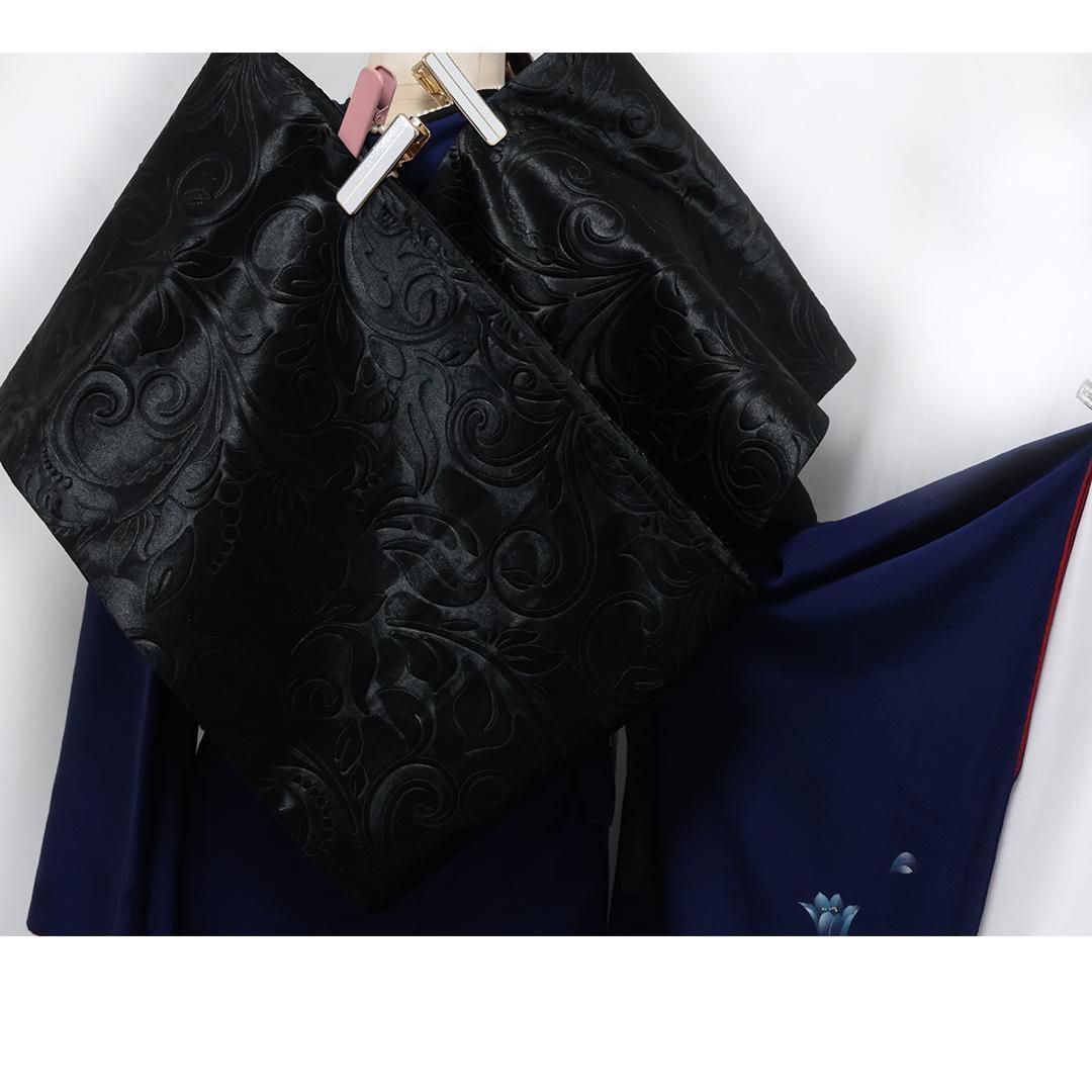 2026成人式まだ間に合います！◆ 振袖セット ◆人気紺青系フルセットgS09