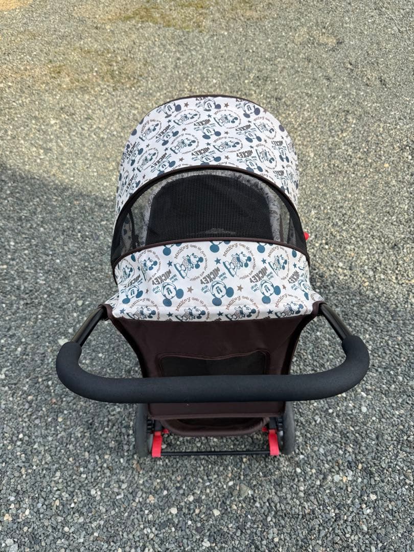 ミッキー柄ペットカート