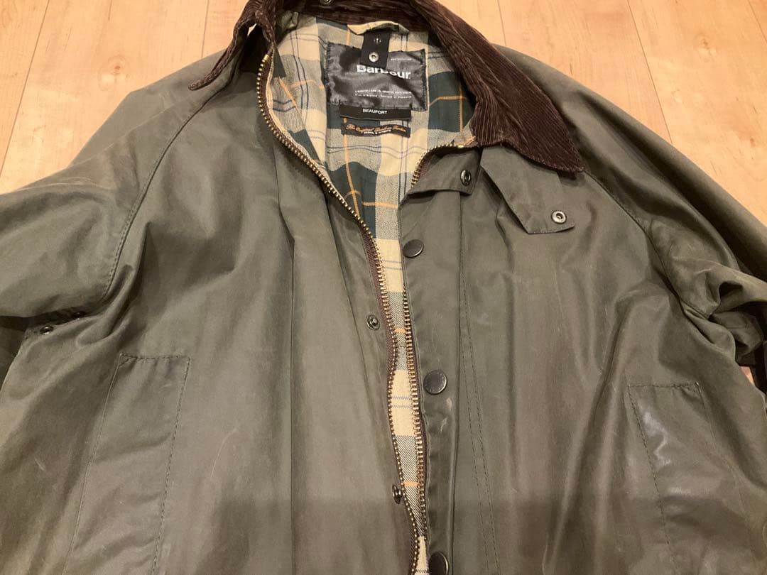Barbour Beaufort ジャケット オリーブ　40