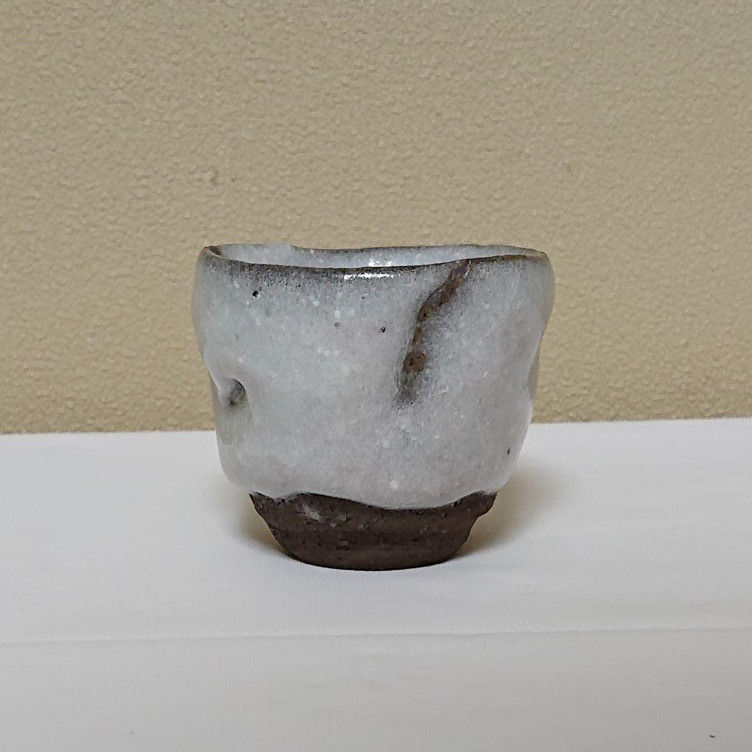 清水卯一 蓬莱赤土彩盃 ぐい呑