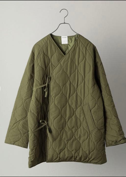 【SHIPS別注】MACOBER:ミリタリー キルティング ジャケット