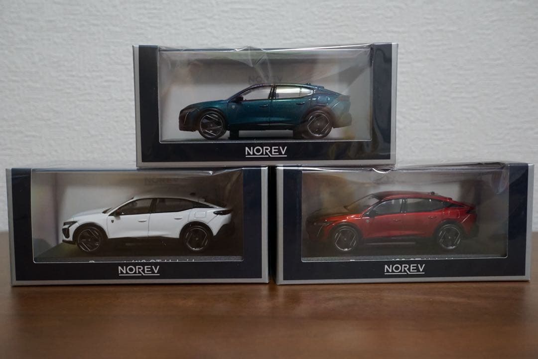 NOREV Peugeot 408 GT Hybrid ミニカー 3台セット