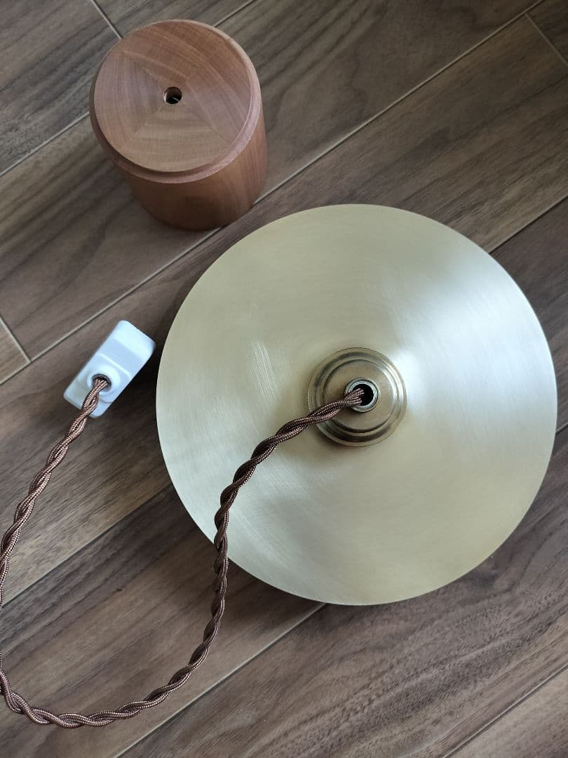 YARN ならと真鍮のライト E26 シーリングカバーのセット