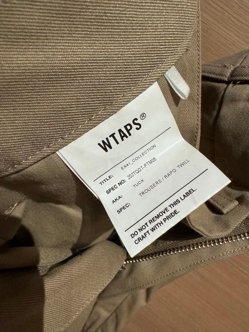 wtaps チノパン　タックパンツ