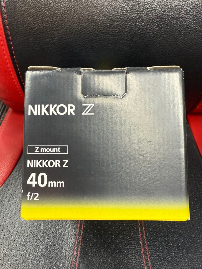 未使用　Nikon 単焦点レンズ NIKKOR Z 40mm f/2 Zマウント