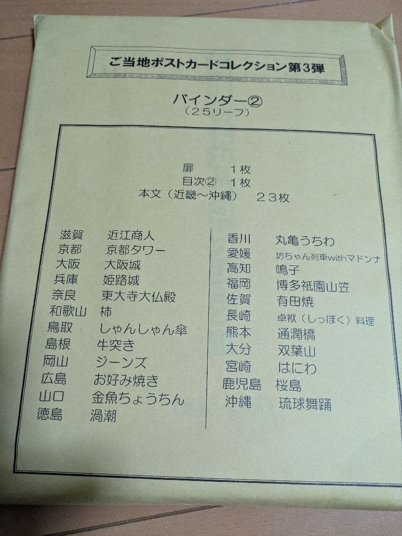 ご当地フォルムカード第3弾