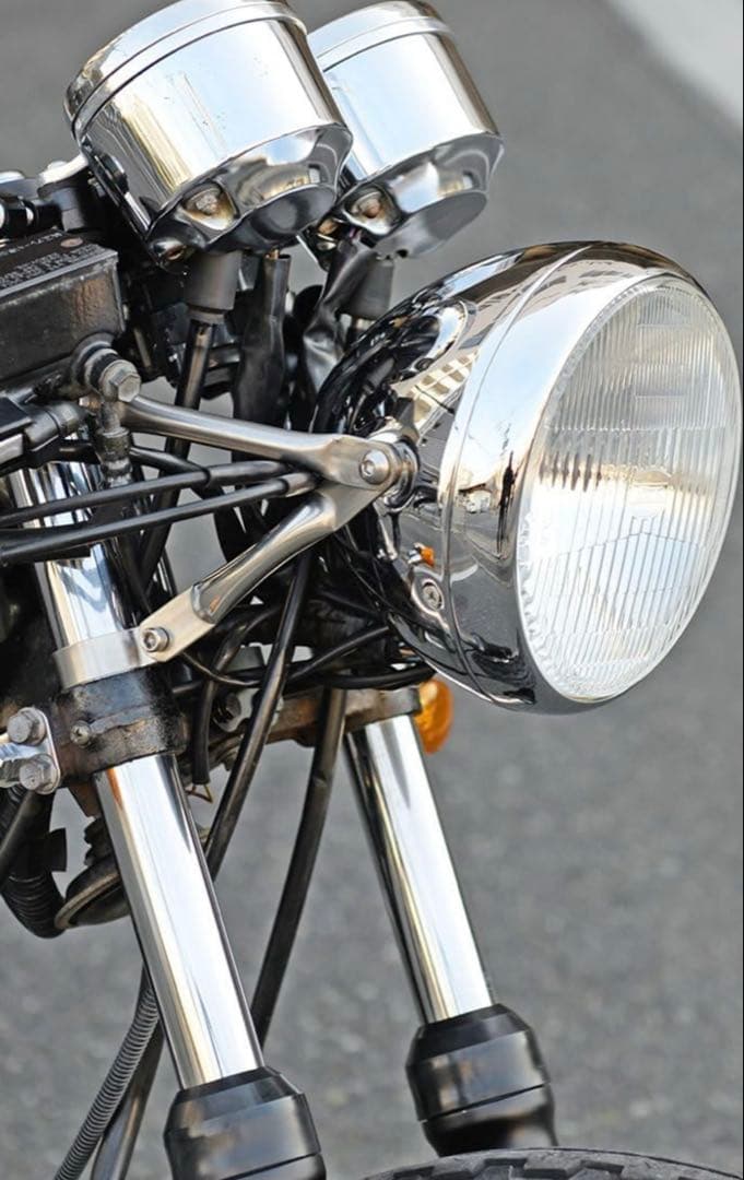 SR400 社外ベッドライト砲弾型