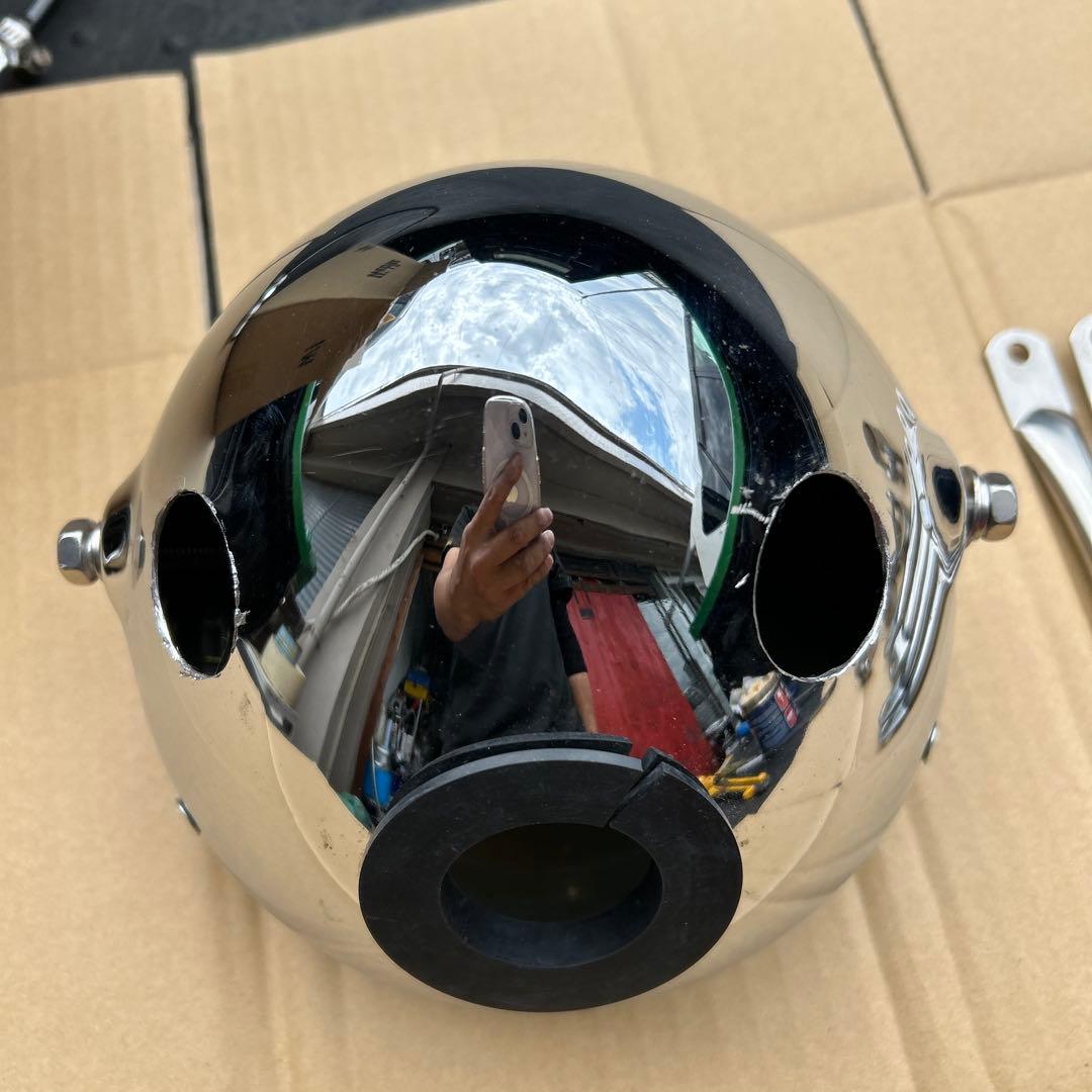 SR400 社外ベッドライト砲弾型