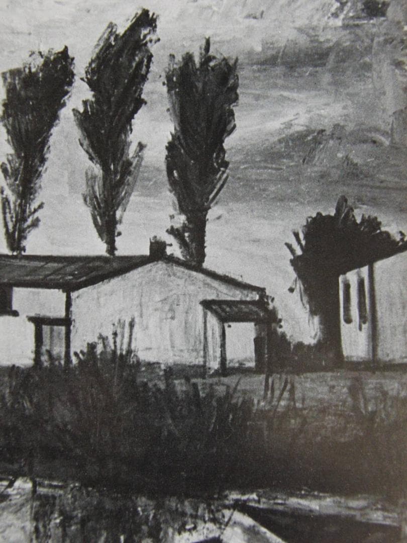 ベルナール・ビュッフェ、「La maison balanche」