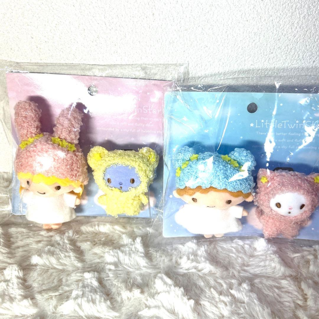 サンリオ リトルツインスターズ マスコットブローチ ファンシー ２個セット
