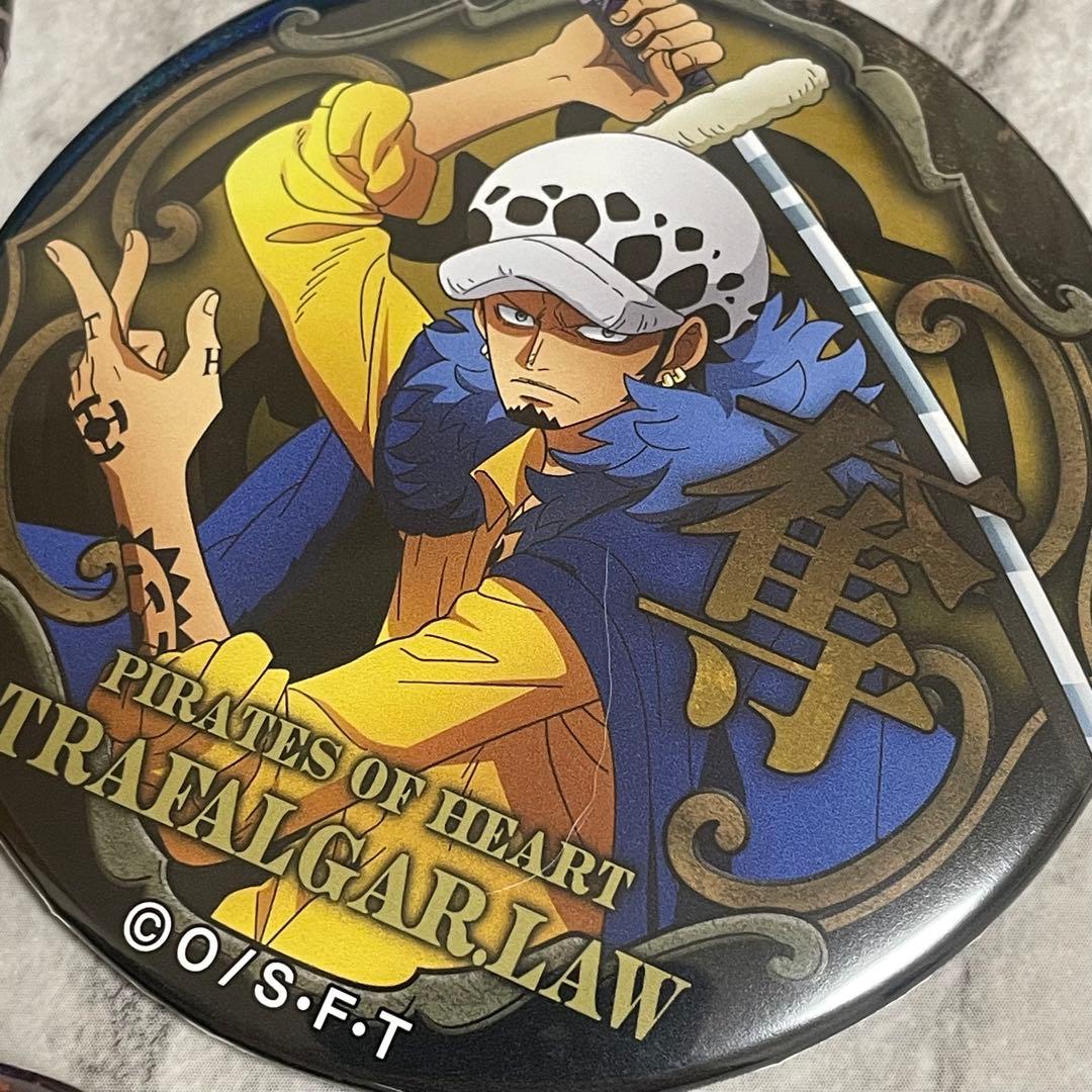 輩缶バッジ 4点 トラファルガー・ロー GEAR BEAST ワノ国 RED