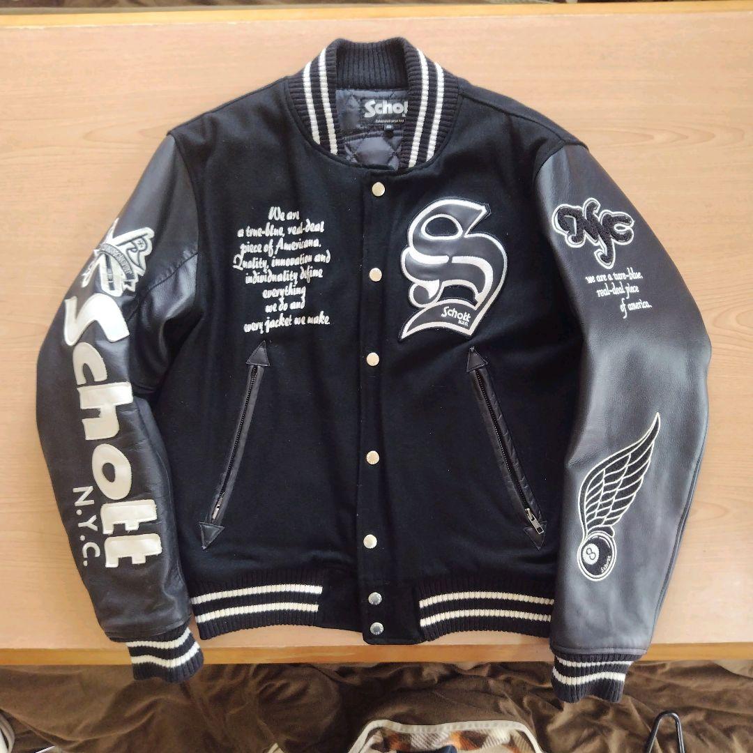 Schott ライダースジャケット 40 スタジャン