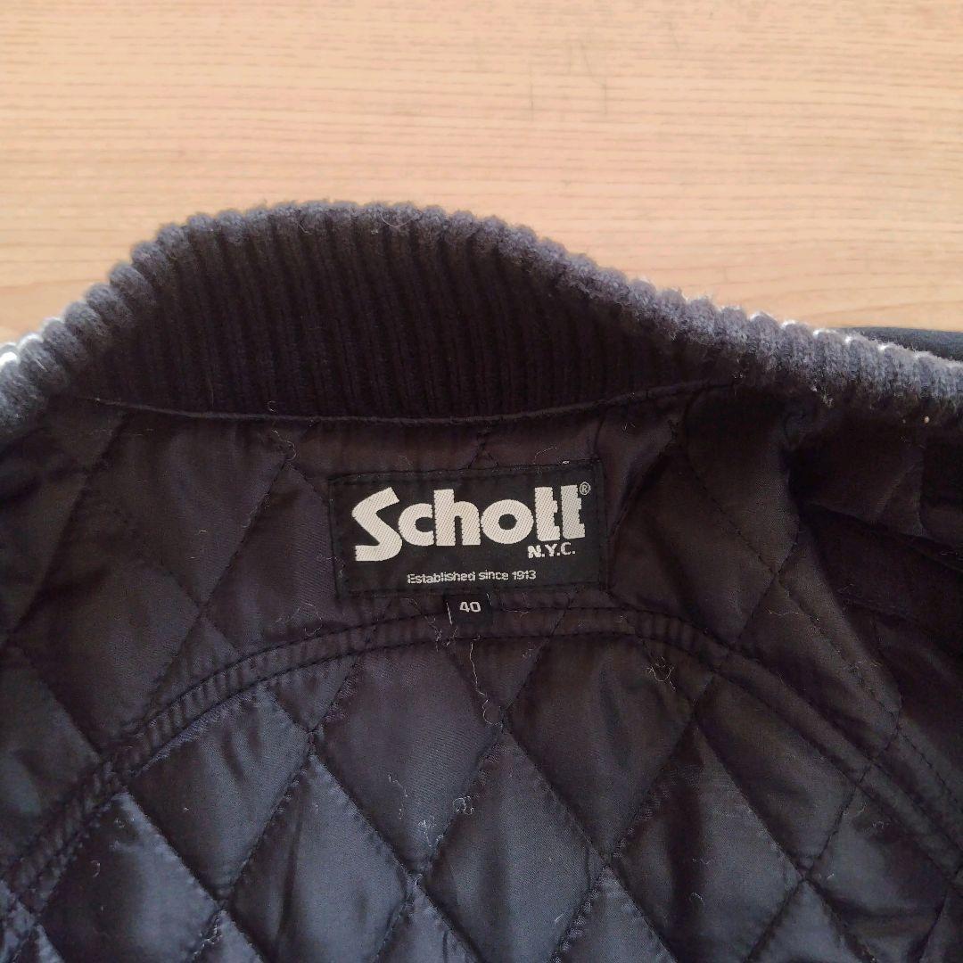Schott ライダースジャケット 40 スタジャン