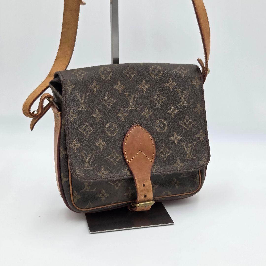 【良品】ルイ・ヴィトン モノグラム カルトシエール ブラウン ショルダーバッグ