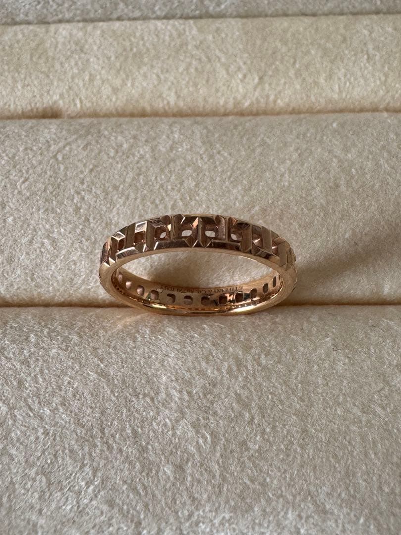 Tiffany & Co. トゥルーナローリング ピンクゴールド 13.5号