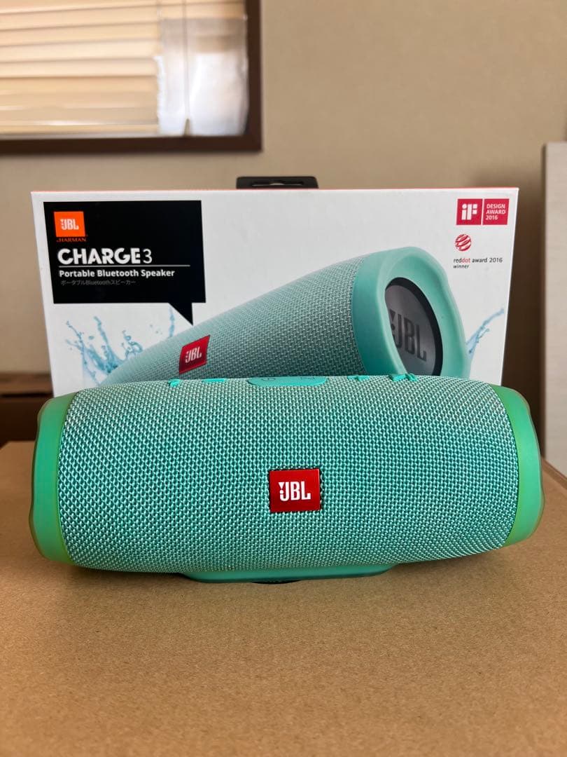 JBL Charge 3 ポータブルBluetoothスピーカー ミントグリーン