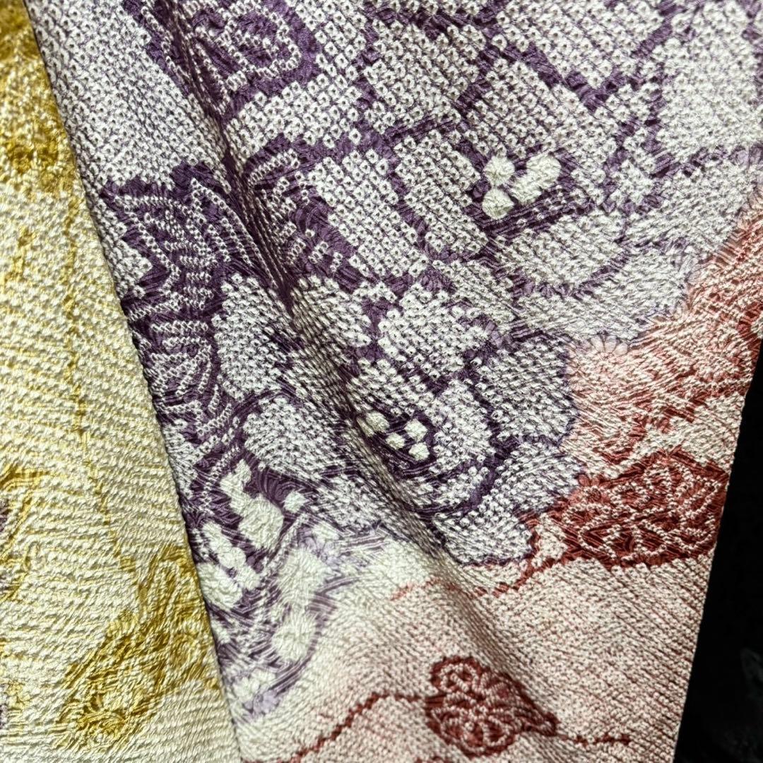 藤娘きぬたや　美品　総絞り　本絞り　名品　牡丹　逸品　フルセット　振袖　振り袖