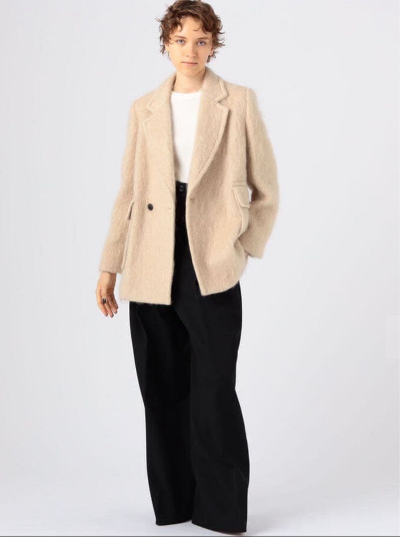 HYKE ウールモヘヤ コート