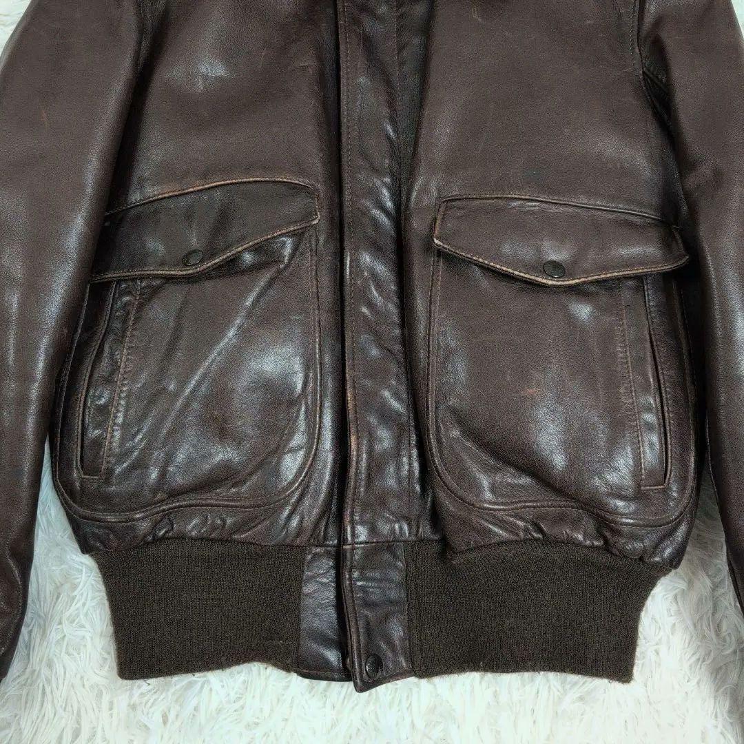 ファー付✨️schott ショット メンズ レザー シングルライダースジャケット