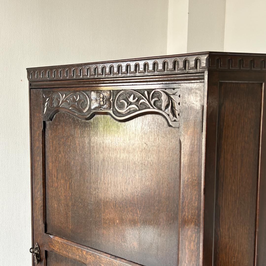 イギリス アンティーク家具 ホールローブ ワードローブ 1930年頃 756A